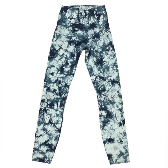 Lululemon Wunder Under Hi-Rise 7/8 Tight in  Shibori Blue Haze - size 2 - Picture 5 of 11